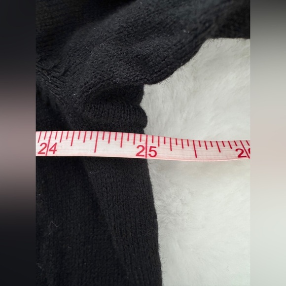 Croft & Barrow Open Front Black Cardigan, Size 1X - NWT - Picture 4 of 7